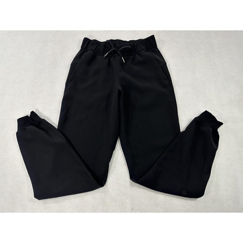 Lululemon On The Fly Jogger Pants Woven 26” Womens 2 Black READ